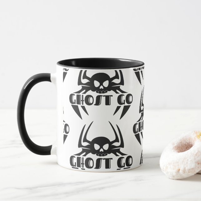 Taza Ghost Go Spooky Season (Con donut)