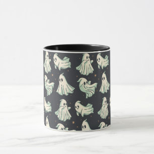 Taza Ghost Halloween Nombre personalizado Mug
