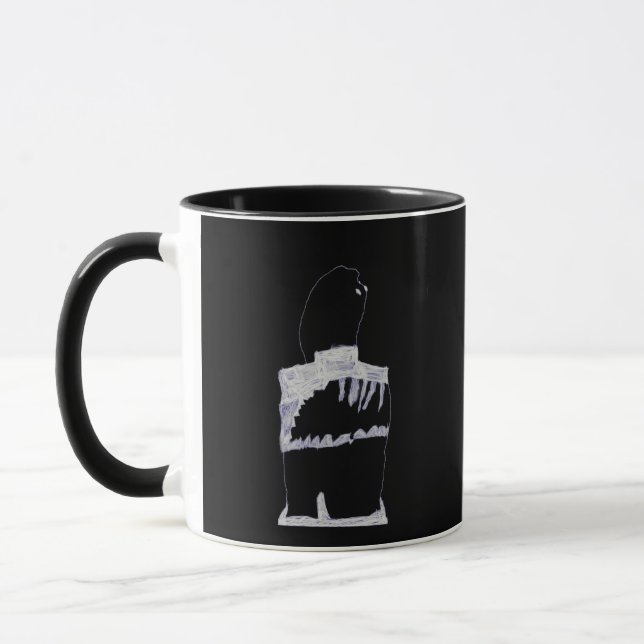Taza Ghost SharkZilla White (Izquierda)