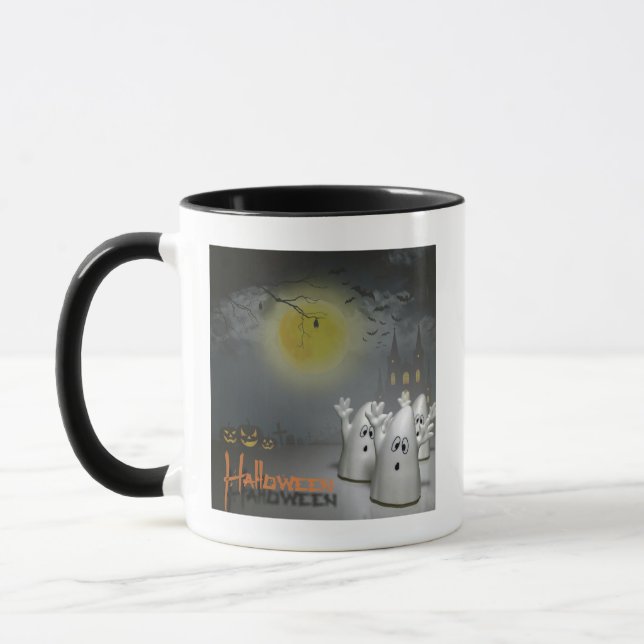 Taza Ghostly Halloween Mug (Izquierda)