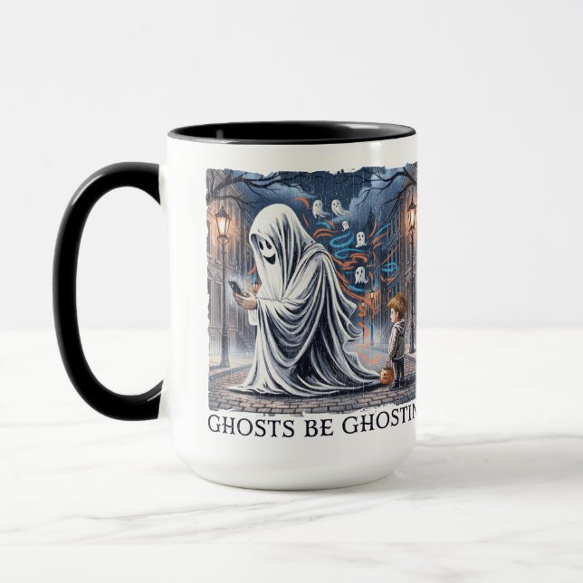 Taza Ghosts Be Ghostin" (Izquierda)