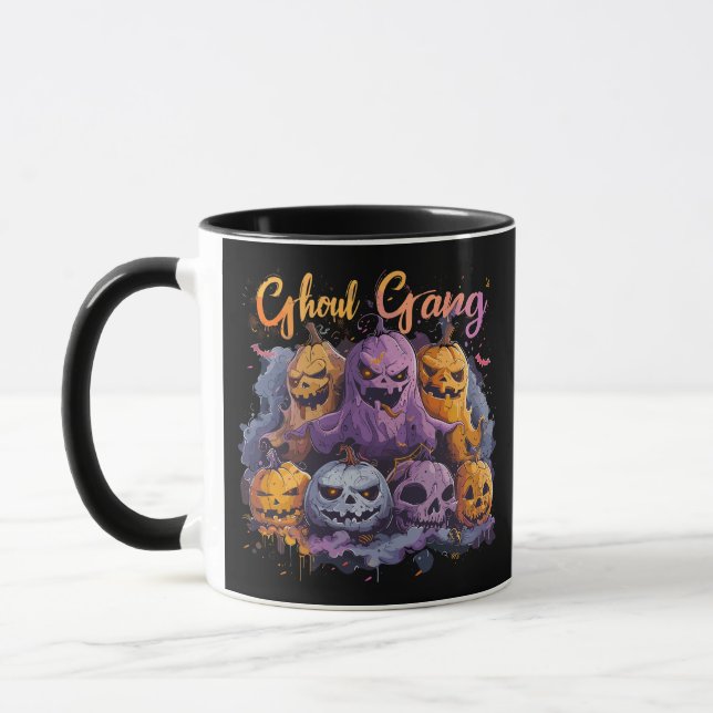 Taza Ghoul Gang  | ExDesigner | Halloween (Izquierda)
