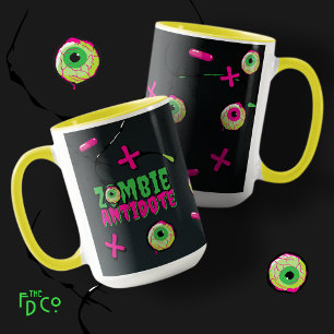 Taza Ghoulishly Cute Dark Funny Antidote Zombie