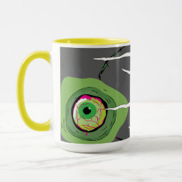 Taza Ghoulishly Fun Zombie Pun Scratched