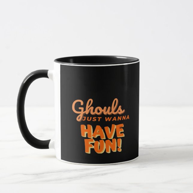 Taza Ghouls solo quiere divertirse (Izquierda)