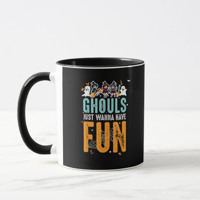 Taza Ghouls solo quiere divertirse con las divertidas b (Izquierda)