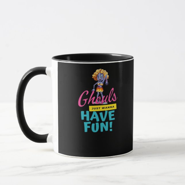 Taza Ghouls Solo Quiere Divertirse De La Sensación De O (Izquierda)