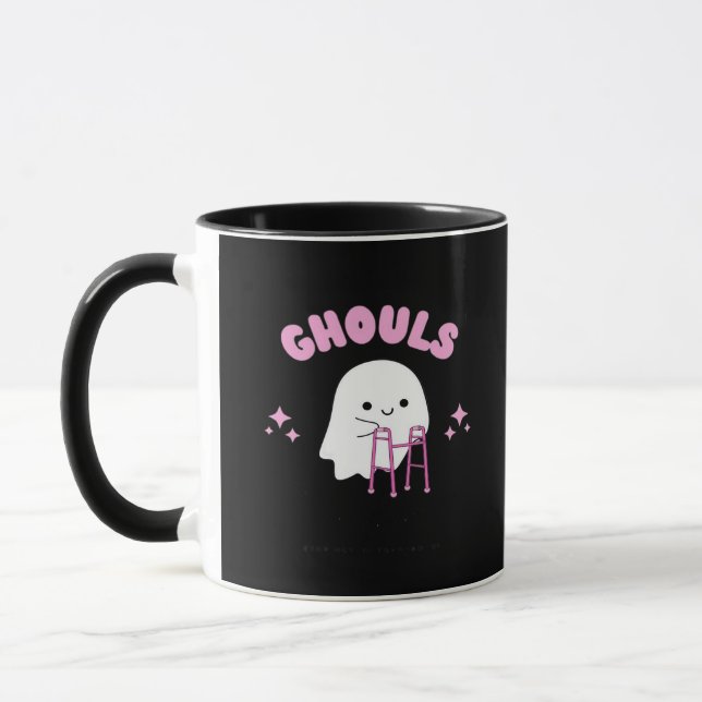 Taza Ghouls solo quiere divertirse, divertida y espuma (Izquierda)