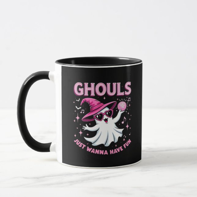 Taza Ghouls solo quiere divertirse, Halloween espeluzna (Izquierda)