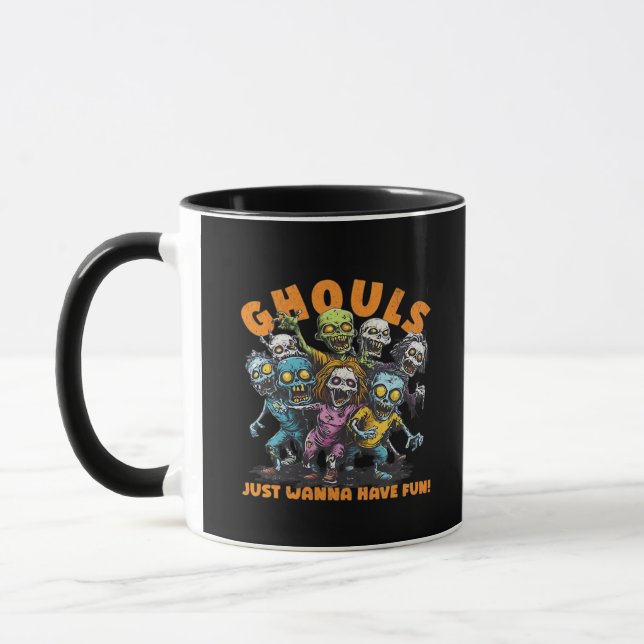Taza Ghouls solo quiere divertirse, y (Izquierda)