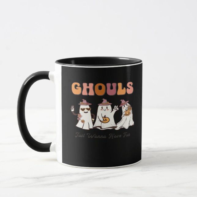 Taza Ghouls solo quiere tener una cita graciosa (Izquierda)