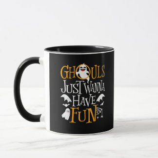 Taza Ghouls solo quieren divertirse con disfraces diver