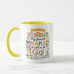 Taza GIGI personalizado Día de la Madre Cumpleaños Navi