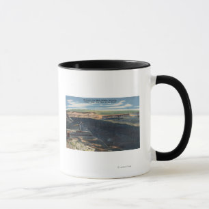 Taza Gillette, WY - Vista de la mina de carbón Wydodak