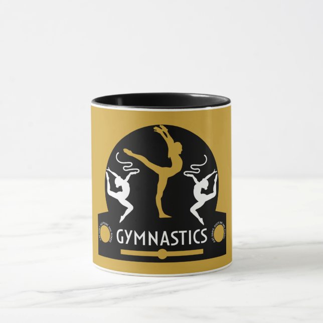 Taza Gimnasia artística Deportes Café Mug (Centro)