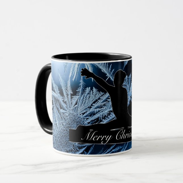 Taza Gimnasia "Feliz Navidad" congelada (Anverso izquierdo)