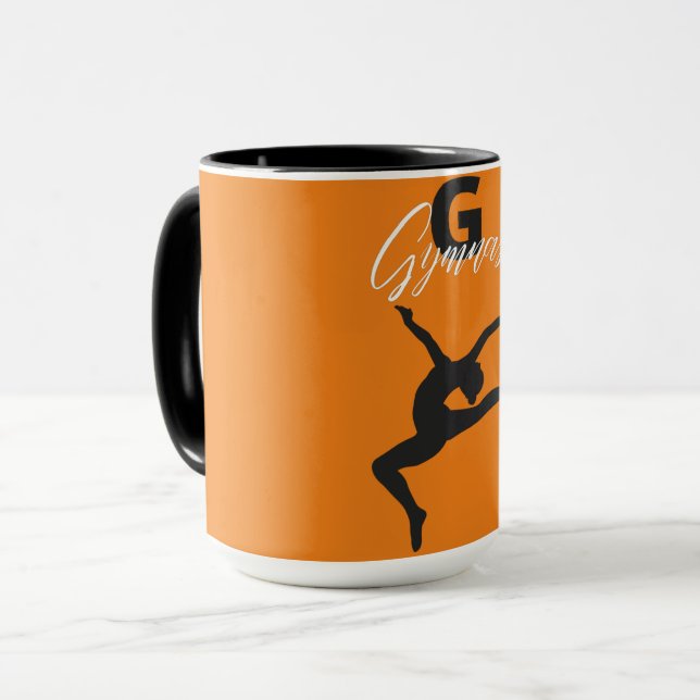 Taza Gimnasia Monograma G es para Gymnast (Anverso izquierdo)