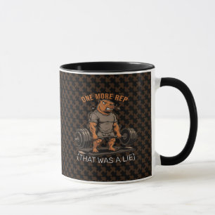 Taza Gimnasio Divertido de Capibara Una Repetición Más