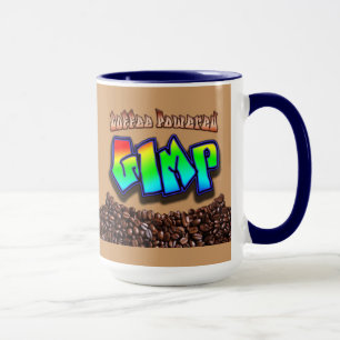 Taza Gimp alimentado con café