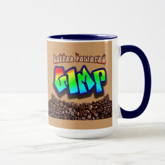 Taza Gimp alimentado con café