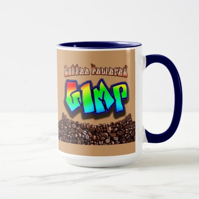 Taza Gimp alimentado con café (Derecha)