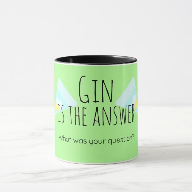 Taza Gin es la respuesta. ¿Cuál fue tu pregunta? (Centro)