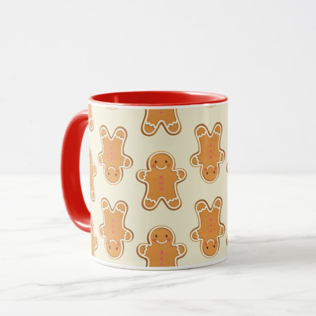 Taza Gingerbread Baby Coffee Mug Christmas Coffee Cup (Anverso izquierdo)