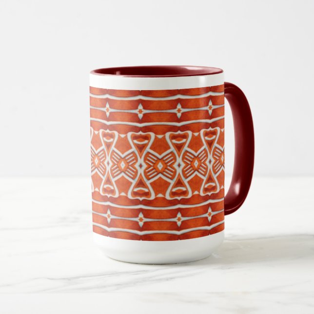 Taza GINGERBREAD Tall Maroon Combo (Anverso derecho)