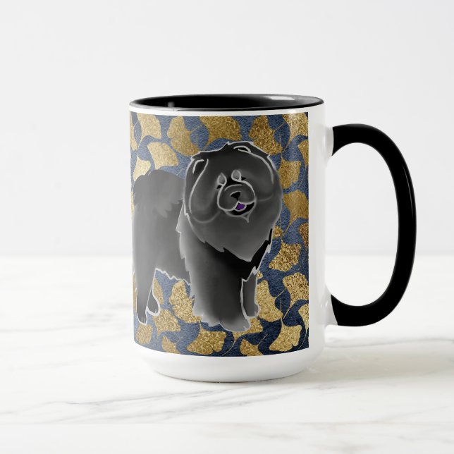Taza GINKGO la vaca negra (Derecha)