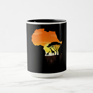 Taza Giraffe Africa