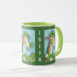 Taza GIRAFFE DE IRLANDA ST. PATRICK'S DAY MUG Combo