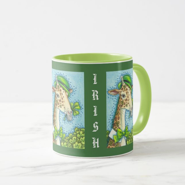 Taza GIRAFFE DE IRLANDA ST. PATRICK'S DAY MUG Combo (Anverso derecho)