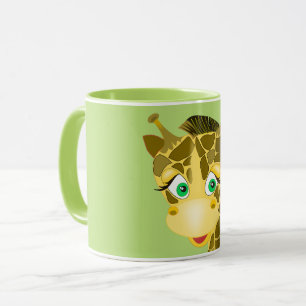 Taza Giraffe Mug Gift - Colores Personalizados - Texto