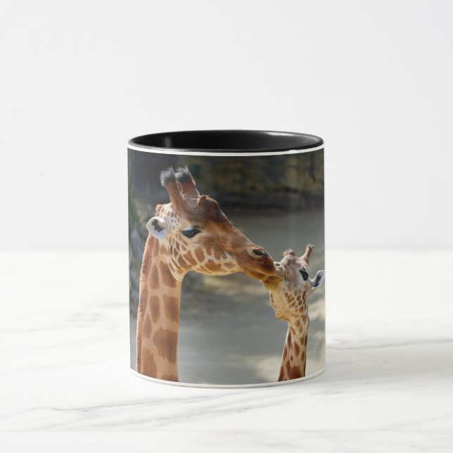 Taza Giraffe y su bebé (Centro)