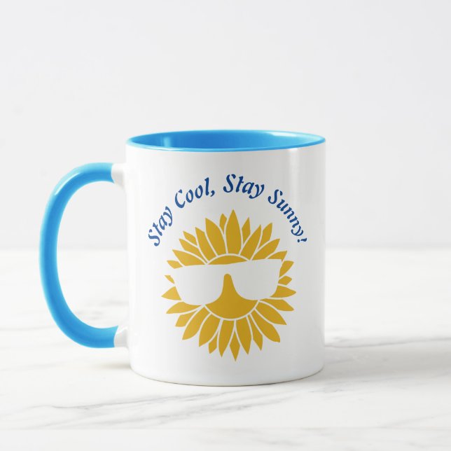 Taza Girasol Genial: Taza de Moda (Izquierda)