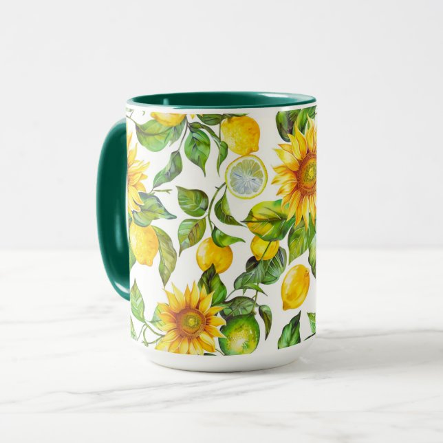 Taza Girasol y Limón (Anverso izquierdo)