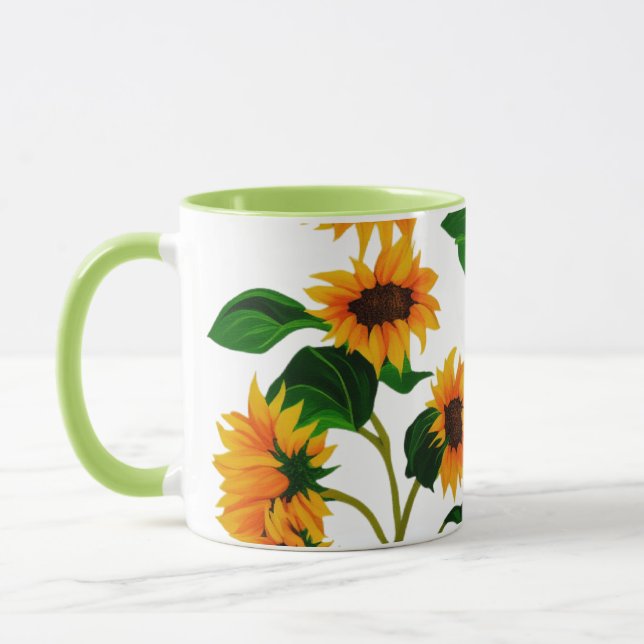 Taza Girasoles en homenaje a la Virgen de la Caridad (Izquierda)