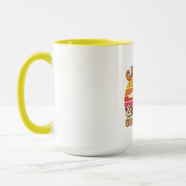 Taza Girl Boss Mug Caffeine & Chaos Coordinator Cup. (Izquierda)