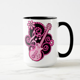 Taza Girlie Guitar