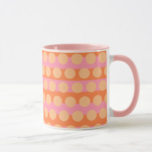 Taza Girlie Naranja Rosa Mezcla Combo Amarilla