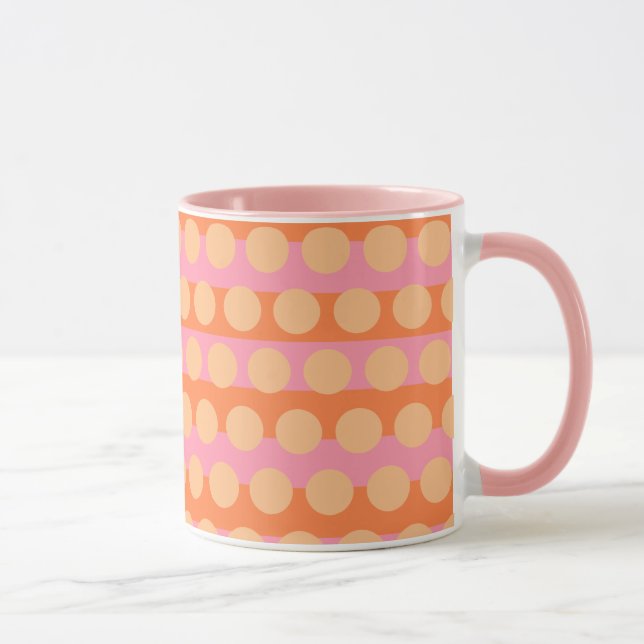 Taza Girlie Naranja Rosa Mezcla Combo Amarilla (Derecha)