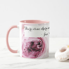 Taza Girly Jane Austen Emma Book Cita Rosa Floral