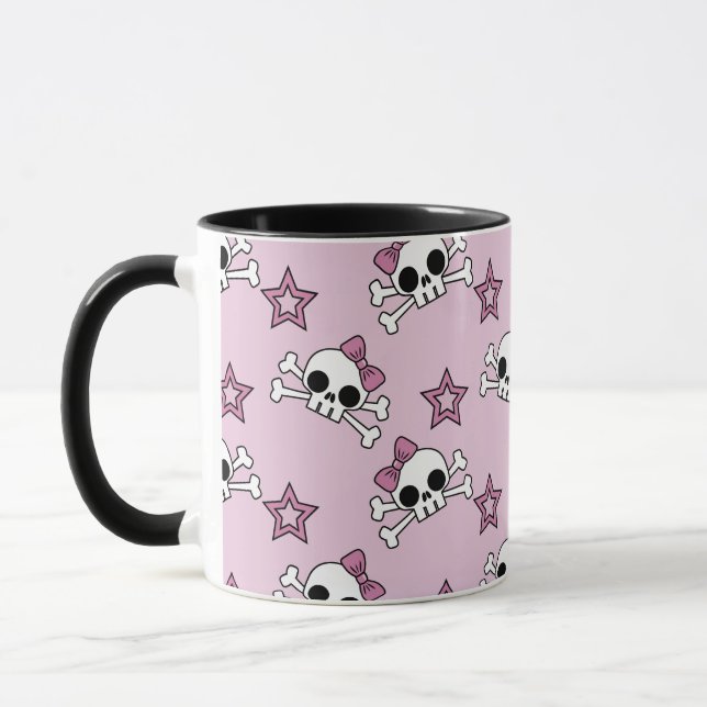 Taza Girly Skulls y Stars (Izquierda)