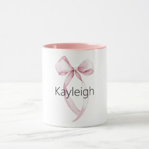 Taza Giro rosa blanco