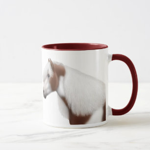 Taza gitana de los caballos de la pintura