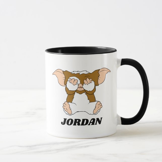 Taza Gizmo | Carácter de comic lindo | Añadir su nombre (Derecha)