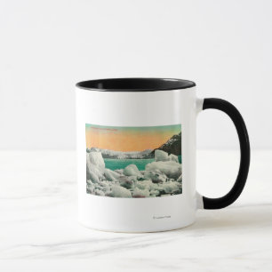 Taza Glaciar e icebergs de Muir en Alaska #1State