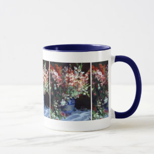 Taza Gladiolas en un Bello Artes de Pedro Auguste