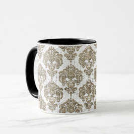 Taza Glamor Rústico Damásco Real Chic Moderno de Arpill