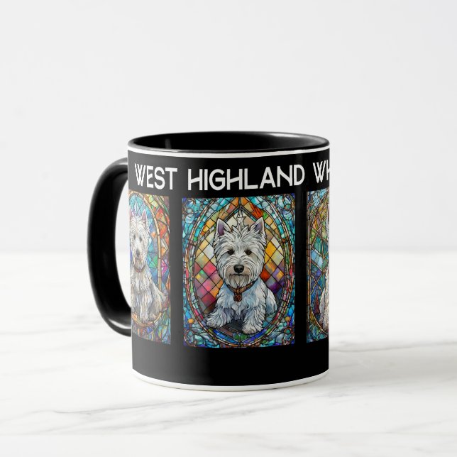 Taza Glass Westies Mug (Anverso izquierdo)
